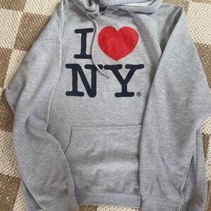 Gray 'I Love NY' Hoodie